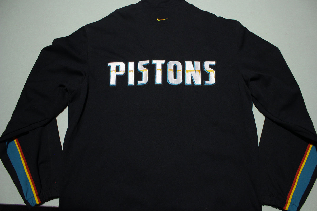 Nike Detroit Pistons Warm-Up Shooting Shirt Vintage Retro NBA Size Mens  Large 