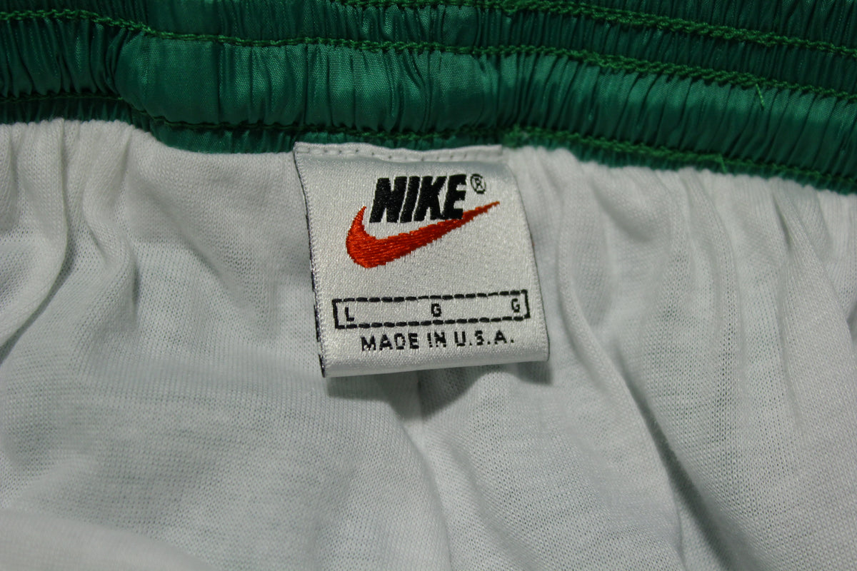 Nike Vintage White Tag 90's Green Track Jogging Windbreaker Pants