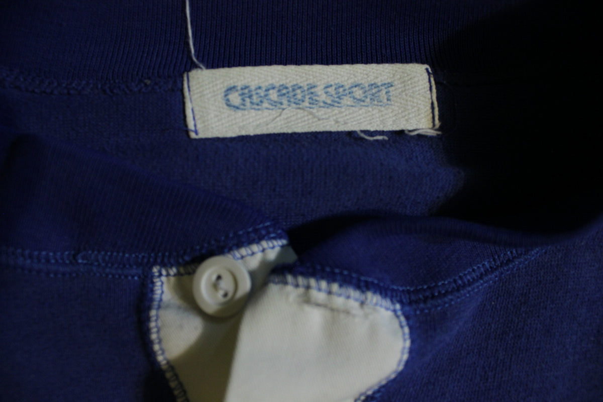 Cascade Sport 80's Color Block Reverse Weave Sweatshirt.