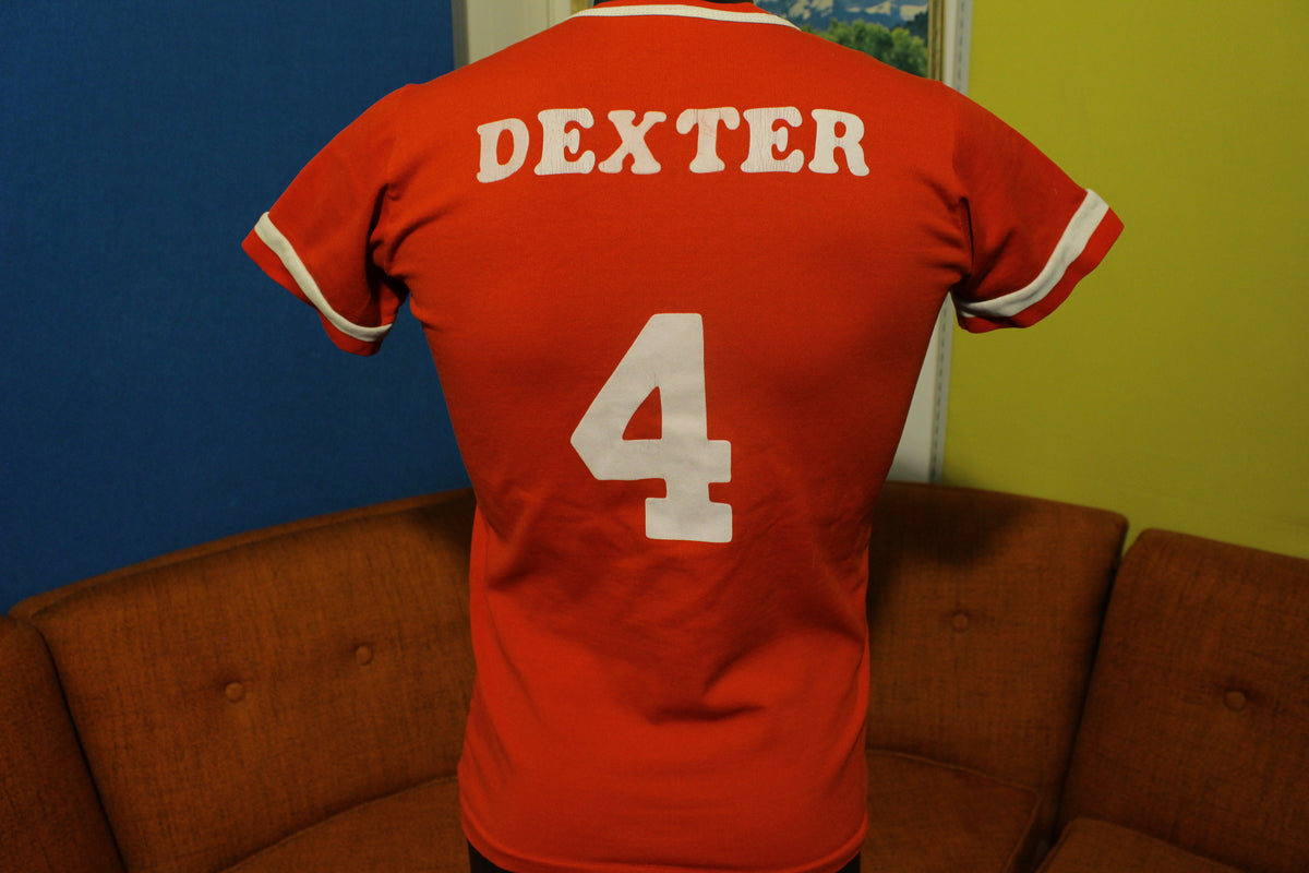 Rawlings Dexter 70's Vintage Red Baseball Jersey Shirt. #4