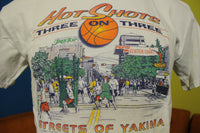 Streets of Yakima Downtown HotShots Three on Three Basketball Vtg T-Shirt