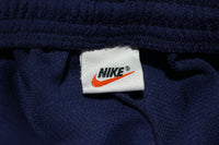 Nike Vintage White Tag 90's Blue USA Made Track Jogging Windbreaker Sweat Pants