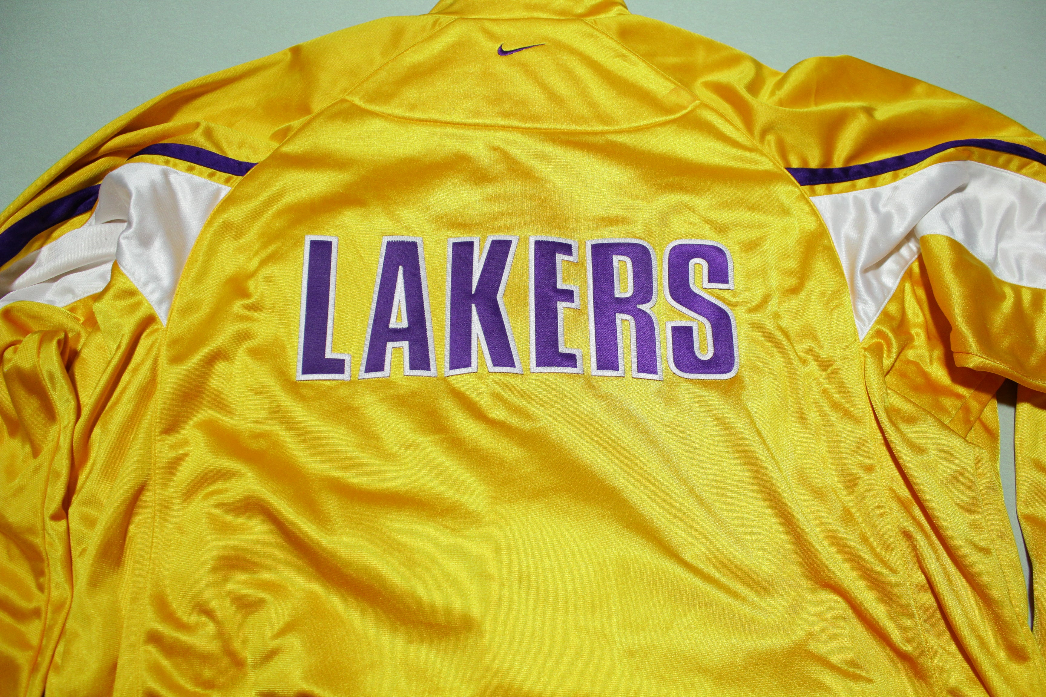 Los Angeles Lakers Vtg 90s Nike Team Issue 1999-00 Warm Up Jacket