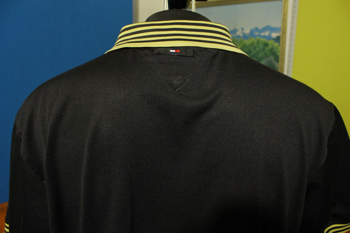 Tommy Hilfiger Vintage Striped Short Sleeve Polo Shirt Tommy Jeans 85 Patch