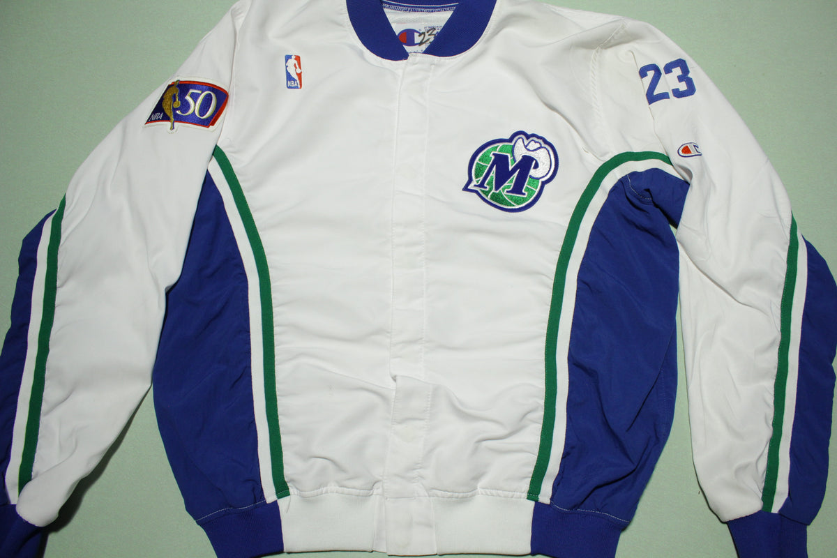 Dallas Mavericks Vtg 90s Champion Nike Team Issue 1997-98 Warm Up Jacket Pants Suit