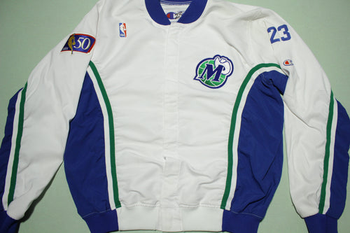 Dallas Mavericks Vtg 90s Nike Team Game Issue 1997-98 Warm Up Jacket P –  thefuzzyfelt