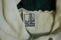 Depoe Bay Oregon Striped Vintage Hoodie Sweatshirt USA Made  80s Tourist Pullover
