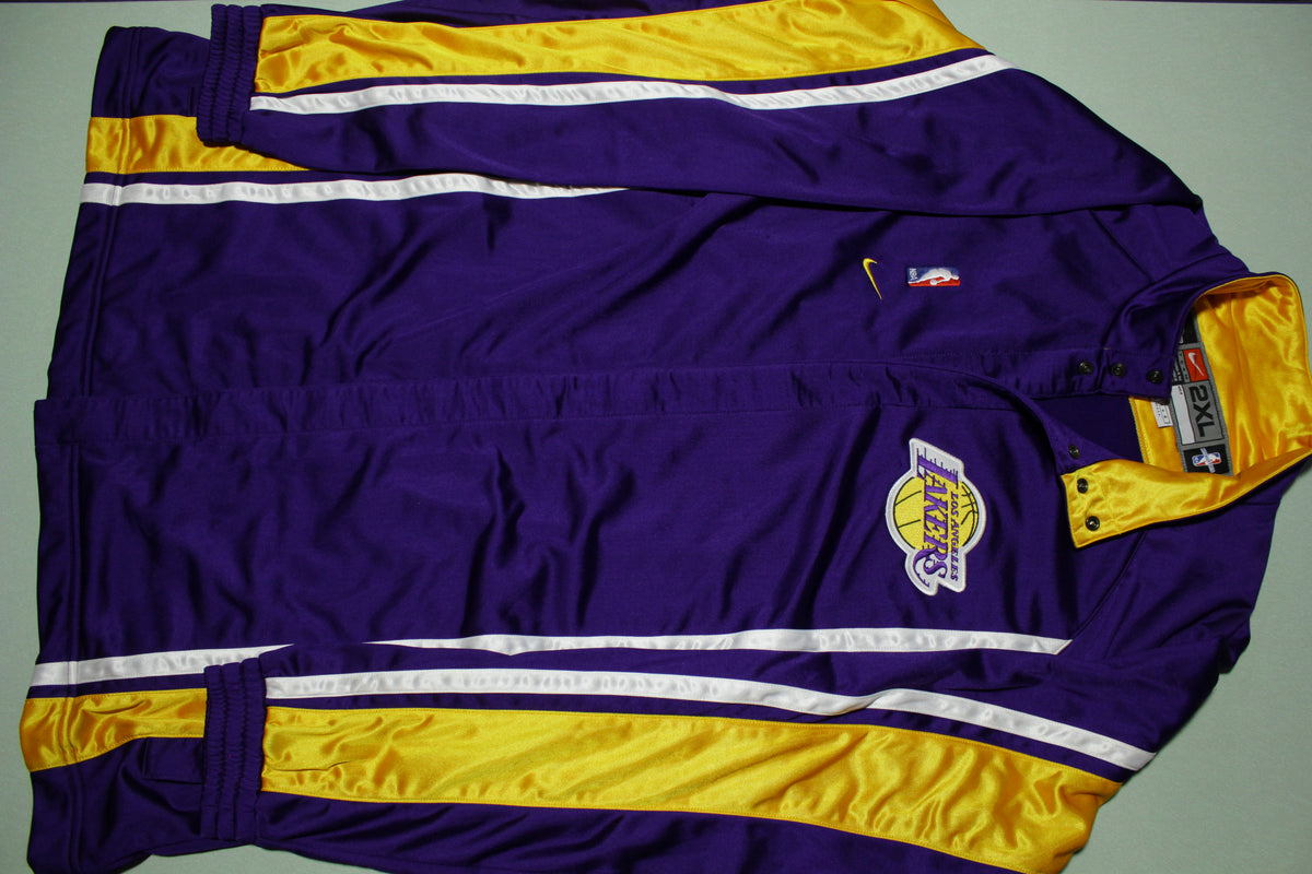 Vintage NBA LA Lakers Nike Warm Up Shooting Jersey Shirt Men XL