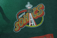 Seattle Sonics 1996 Champions Vintage NBA Playoffs 90's Lee Sport USA T-Shirt