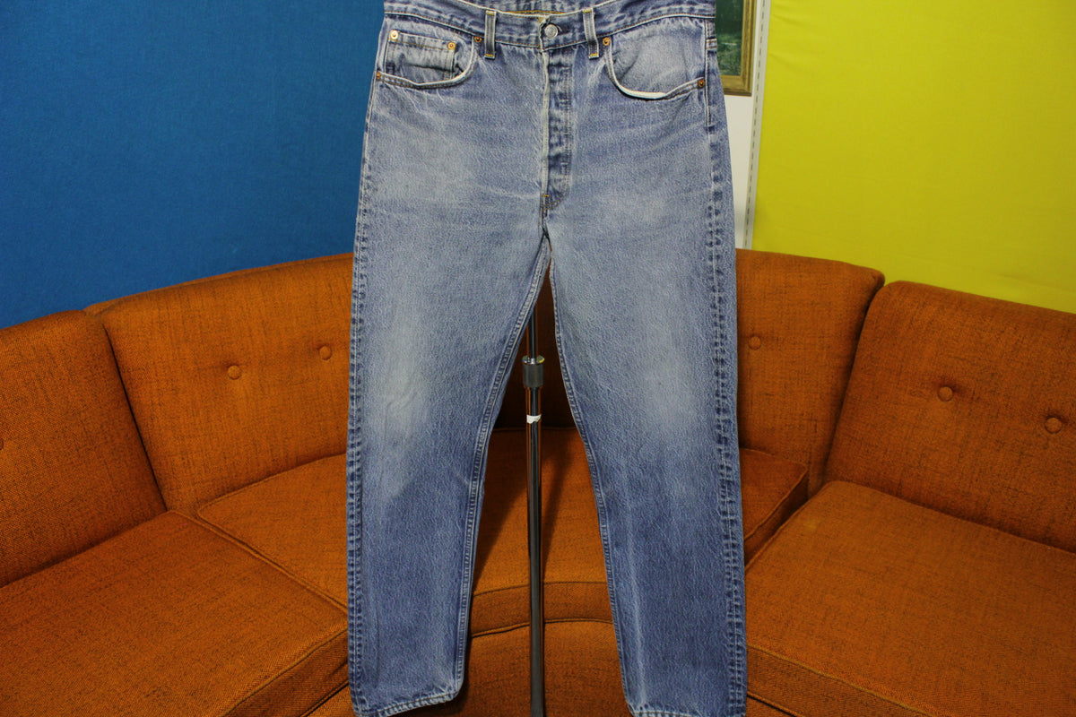 90s Levis 501 Fly Jeans. Vintage Grunge Punk Made in 501xx – thefuzzyfelt