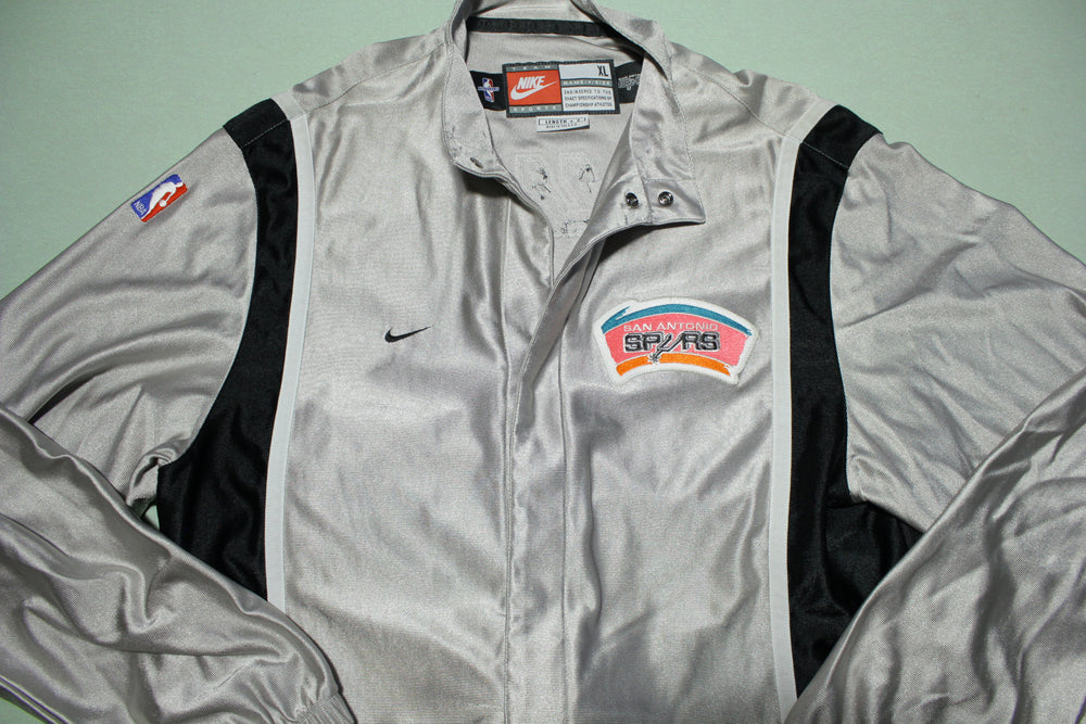 San Antonio Spurs Nike Team Game Issue NBA 1999-00 Warm Up Jacket XXL