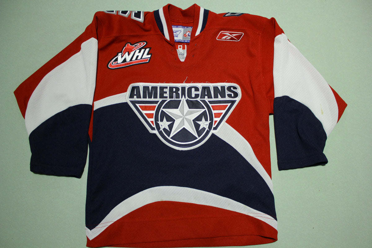 Tri-City Americans Team WHL CHL Reebok Hockey Jersey – thefuzzyfelt