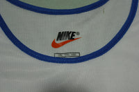 Nike Dry Mesh Fit Made In USA Vintage Olympics Collegiate 90s White Tag Poly Tank Top