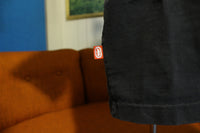 Ecko Unltd Big Embroidered Logo Jersey Style T-Shirt Vintage Faded Black XL