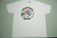 Salt Lake City 2002 Winter Olympics Vintage Logo Hanes Made in USA T-Shirt