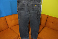 Carhartt B01 38x30 Washed Duck Work Pants Heavily Distressed Skoal Ring