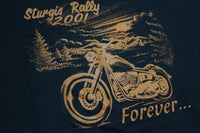 Sturgis Rally 2001 Black Hills 61st Classic Harley Davidson Vintage 00's Made in USA T-Shirt