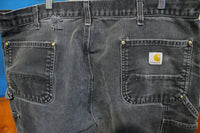 Carhartt B01 38x30 Washed Duck Work Pants Heavily Distressed Skoal Ring