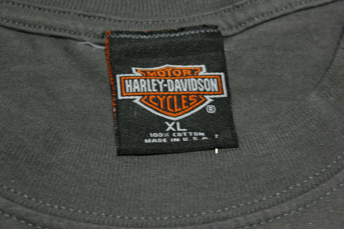 Live To Ride Harley Davidson 1998 Vintage 90's Salzburg Austria Single Stitch USA T-Shirt