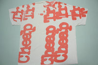 Cheap Trick All Over Print 1993 Vintage Hanes Winterland Single Stitch USA T-Shirt