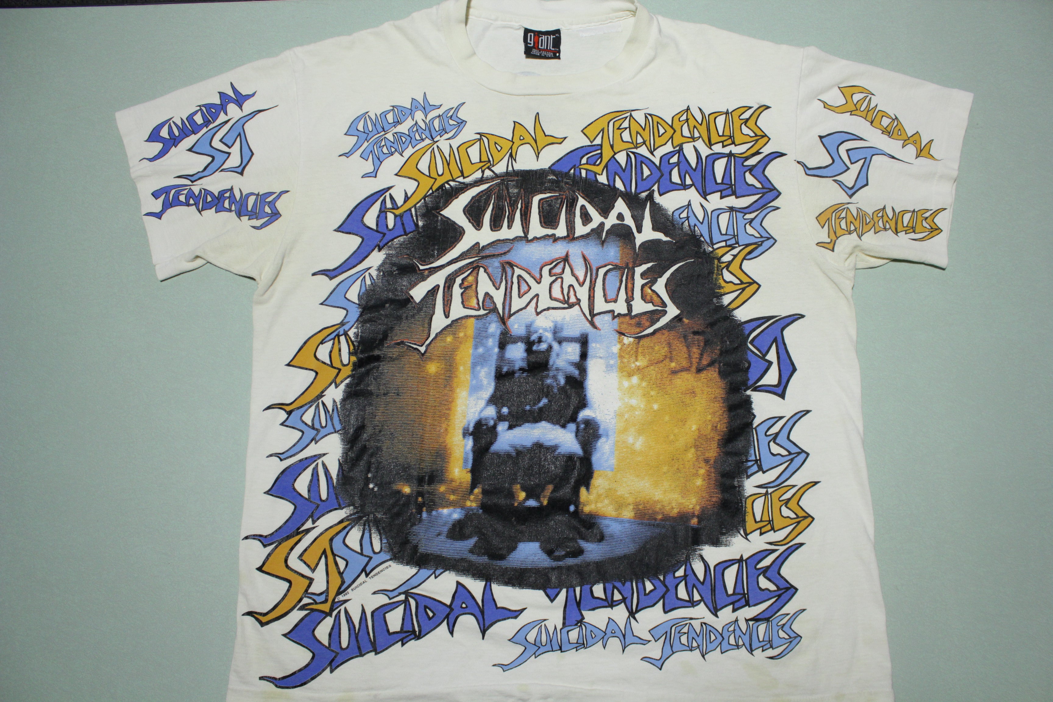 Suicidal Tendencies 1992 All Over Print 90's Giant Tag You