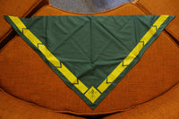 Vintage BSA Boy Scouts of America Neckerchief Triangle Scarf Bandana Green