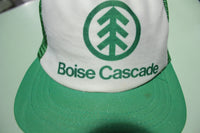 Boise Cascade Vintage 80's Adjustable Snap Back Trucker Hat
