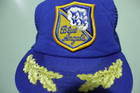 Blue Angels Jet Gold Leaf Sonic Boom Vintage 80's Adjustable Snap Back Trucker Hat