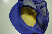 Blue Angels Jet Gold Leaf Sonic Boom Vintage 80's Adjustable Snap Back Trucker Hat