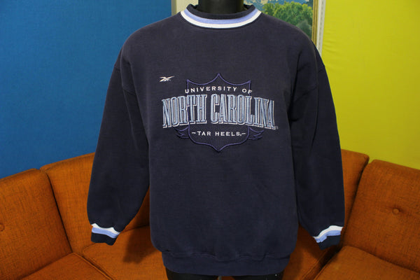 University of North Carolina Tar Heels Reebok Vintage 90's Pullover Crewneck Sweatshirt