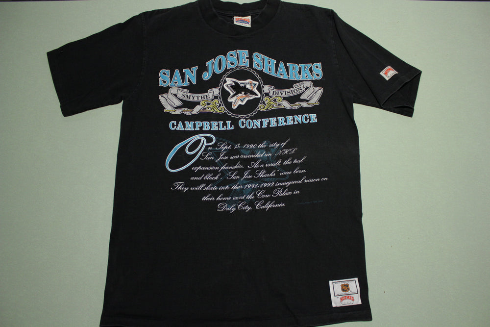 San Jose Sharks Smythe Division Campbell Conference Vintage 1991