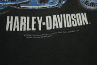Rolling Stones 1994 Harley Davidson USA Flag Vintage San Francisco T-Shirt