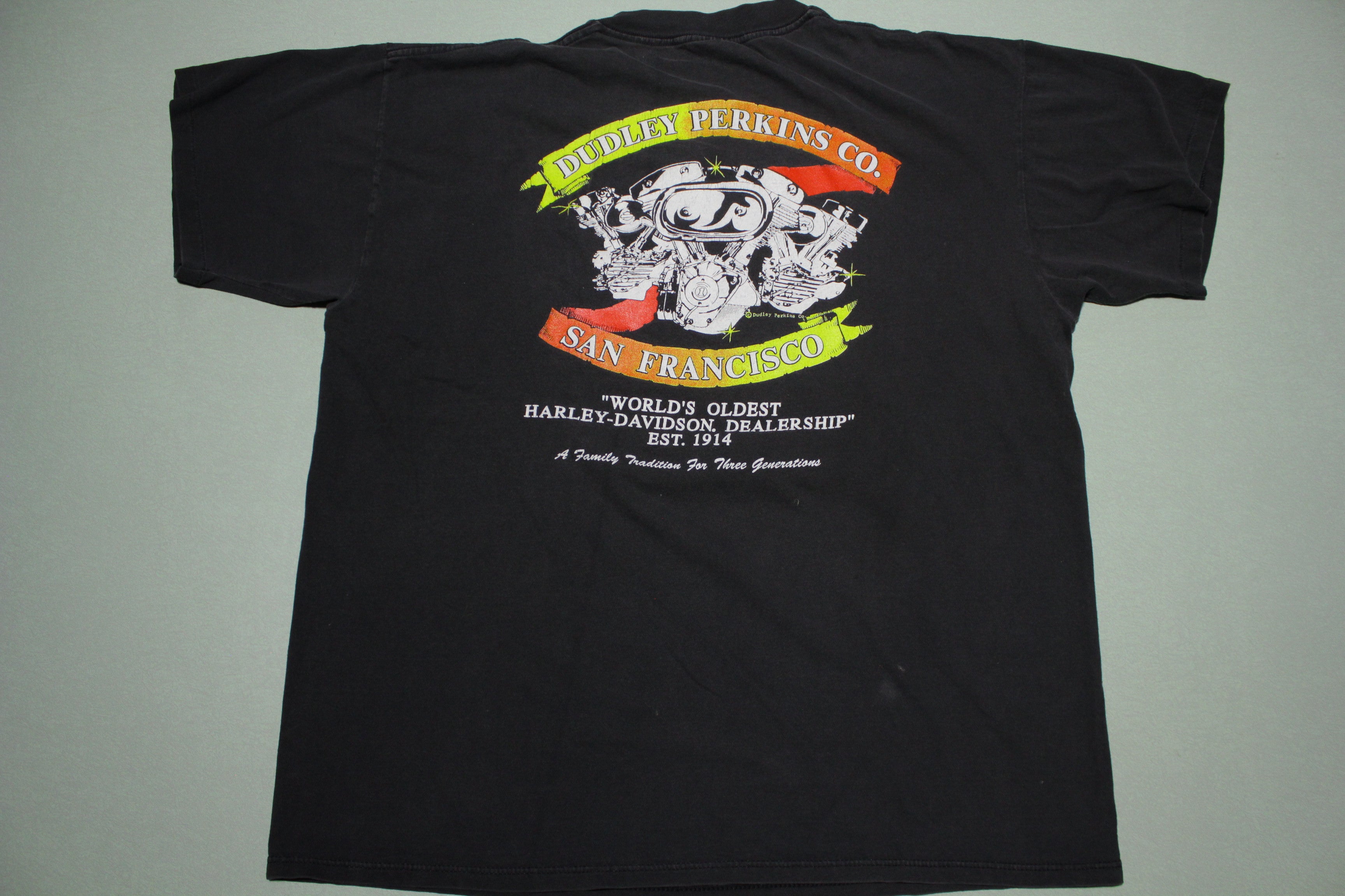 Rolling Stones 1994 Harley Davidson USA Flag Vintage San Francisco