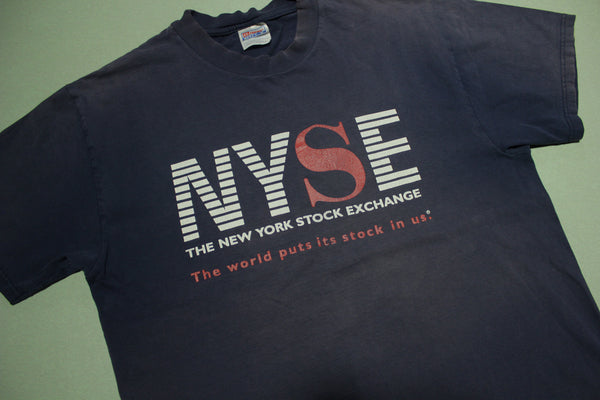 NYSE New York Stock Exchange Vintage 90's Wall Street T-Shirt