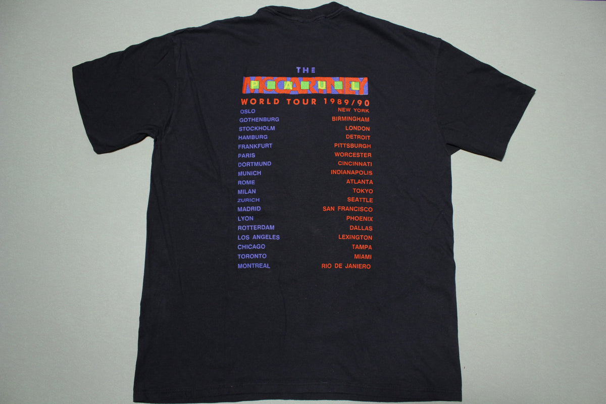 Paul McCartney Vintage 1989-90 World Tour Brockum USA Single Stitch T-Shirt