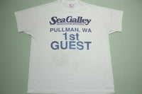 Sea Galley Pullman WA 1st Guest Vintage 80's Grand Opening T-Shirt