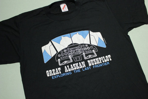 Great Alaskan Bush Co Vintage Bushpilot Funny Offensive 90's Tourist T-Shirt