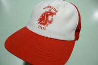 Washington State WSU Cougars Vintage 80's Adjustable Snap Back Trucker Hat