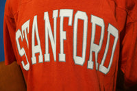 Stanford Champion Rochester 80's Red USA Jersey Vintage Shirt Big Label