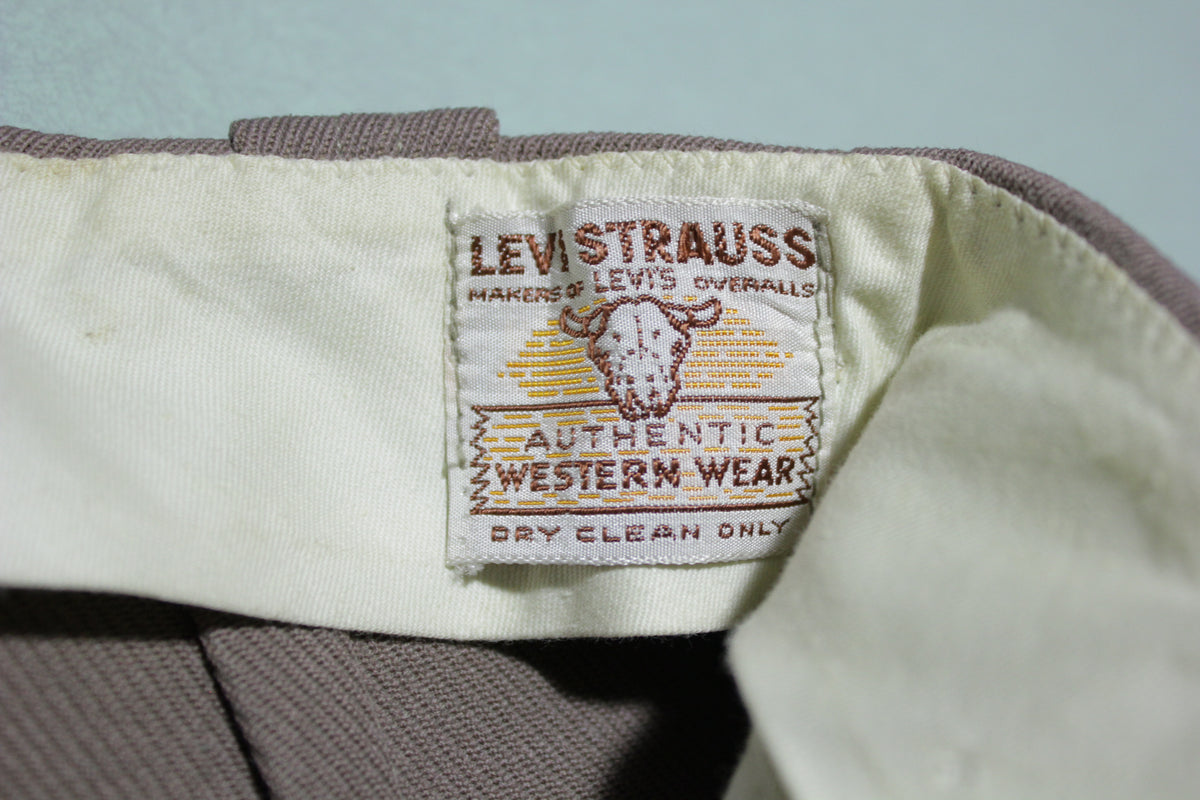 Levis Strauss Authentic Western Wear Vintage Women's 50's Riding Pants