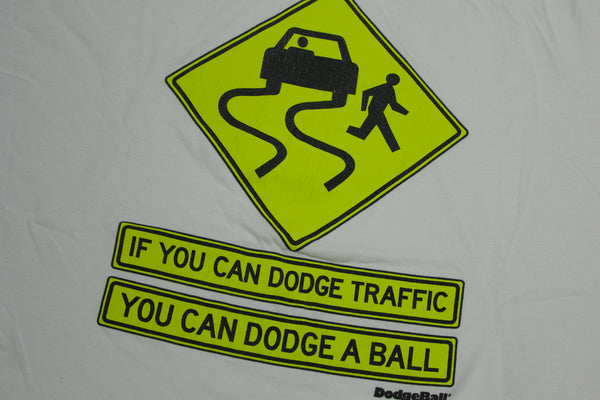Dodgeball 2009 Licensed Promo Fox Dodge Traffic Dodge a Ball Movie T-Shirt