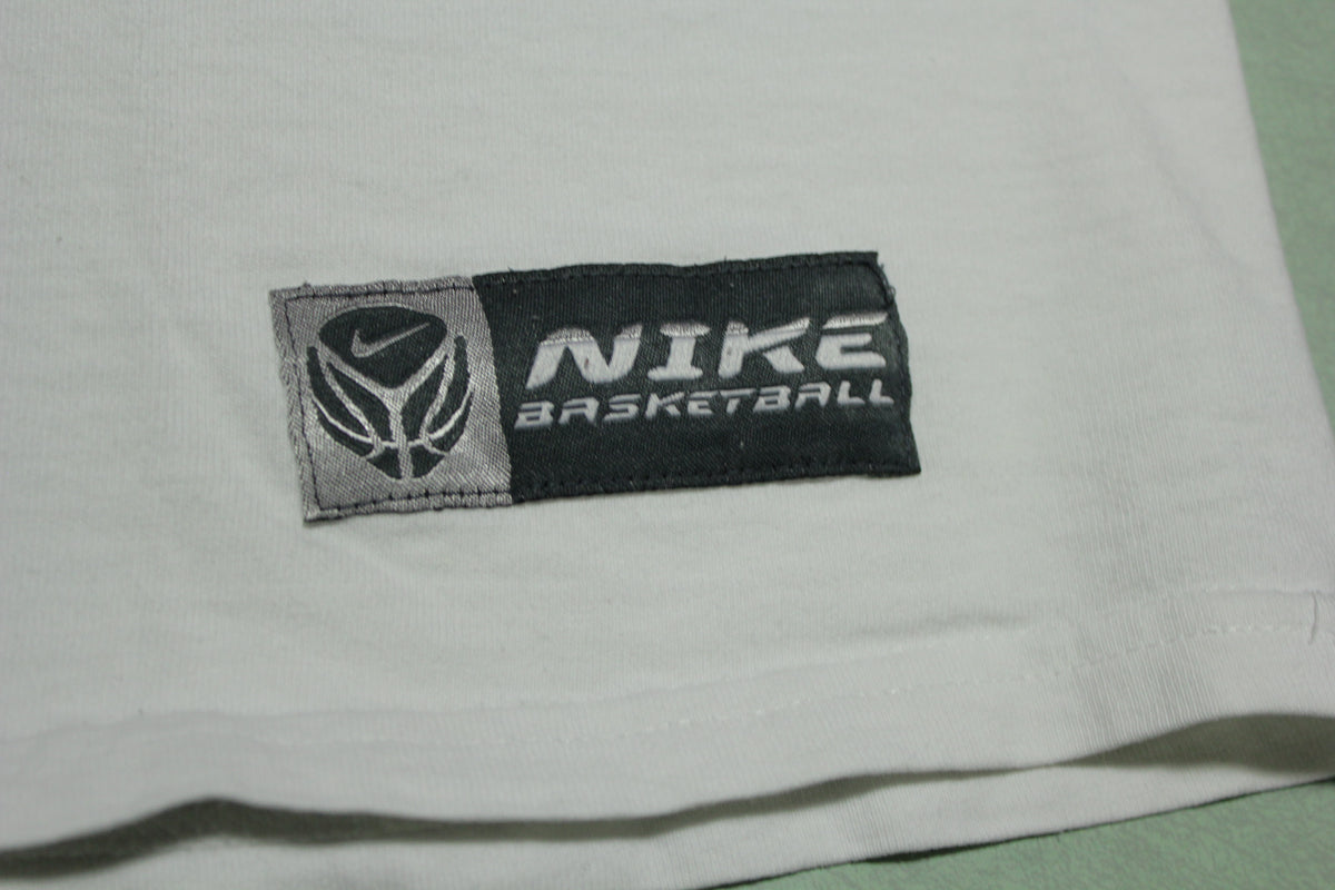 Nike Vintage 2000's Made in USA Center Swoosh Basketball Muscle Workout T-Shirt