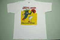 Cave Creek Chili Beer Arizona NFL Vintage 90's Fruit of the Loom Made in USA T-Shirt