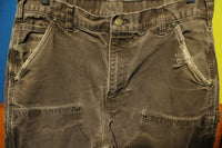 Carhartt B136 DKB 33x30 Washed Duck Work Pants Heavily Distressed USA Made