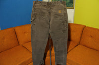 Carhartt B136 DKB 33x30 Washed Duck Work Pants Heavily Distressed USA Made