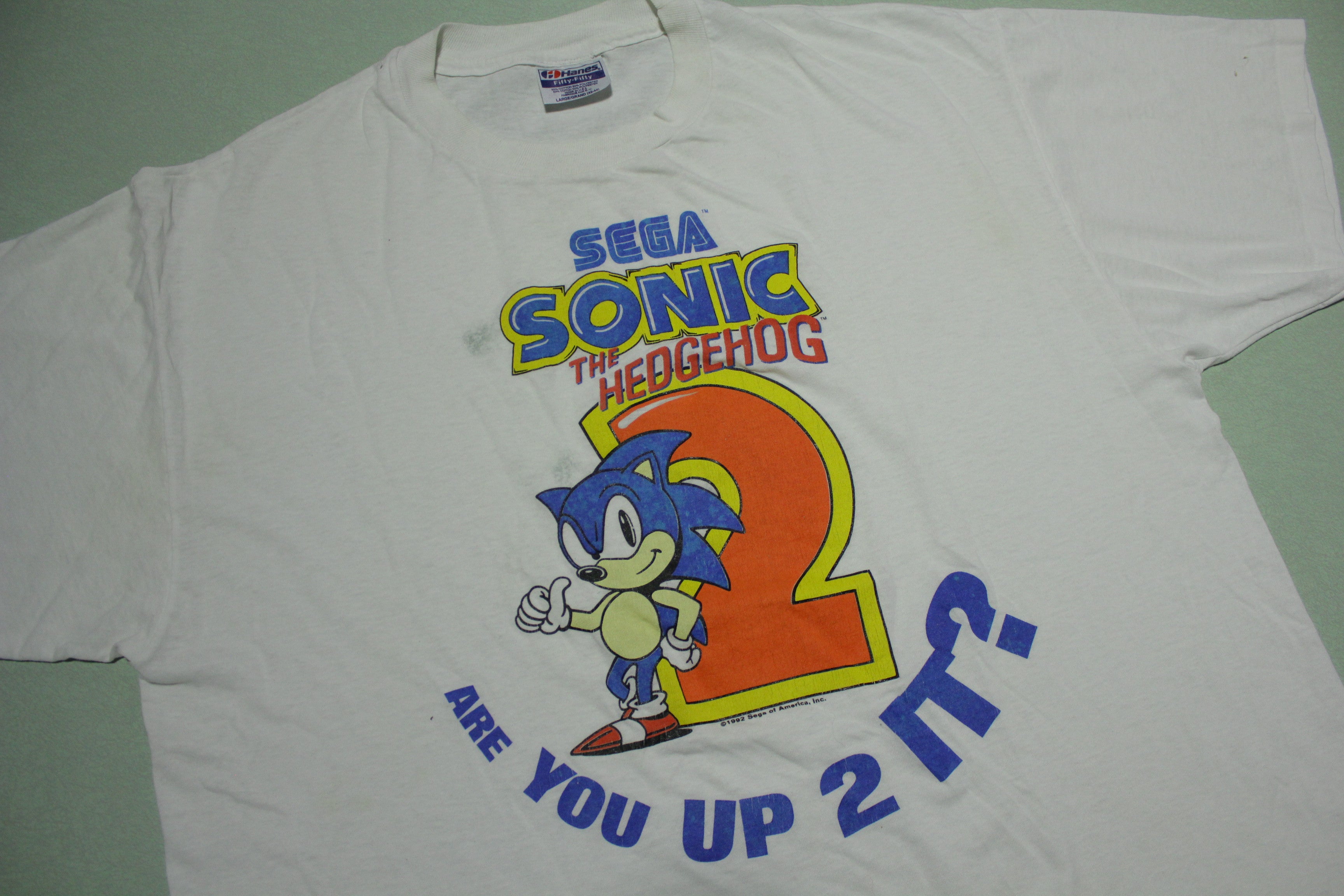 USA製 90s SEGA SONIC THE HEDGEHOG Tシャツ - Tシャツ/カットソー