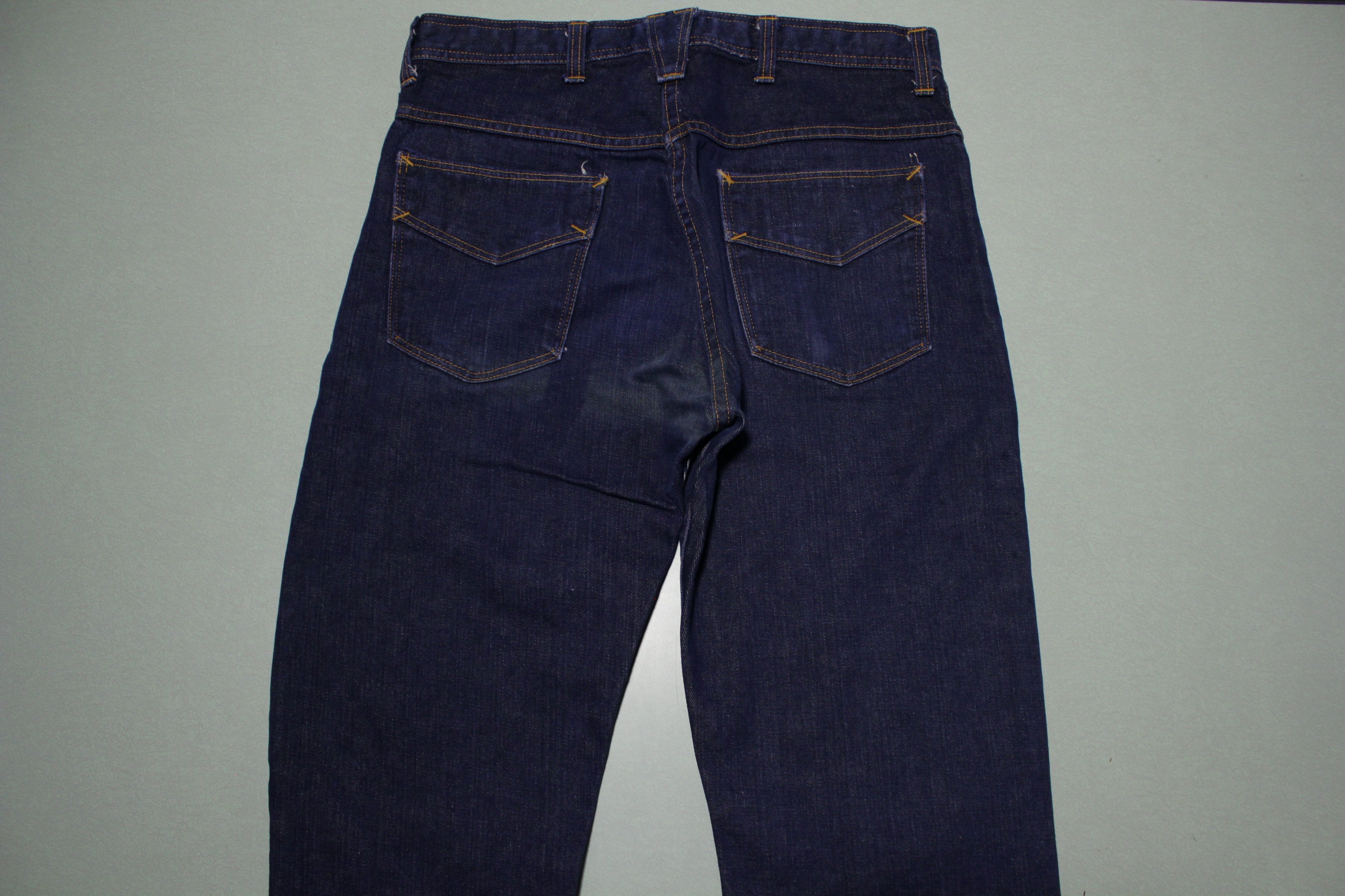 Sears Roebucks Vintage 50's Selvedge Red Line Dark One Wash Denim