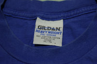 Superman DC Comics Big Emblem Chest Logo Vintage 90's Gildan Promo T-Shirt