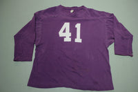 Russell Athletic WPL 7232 Vintage 70's Purple Machine #41 Football Jersey T-Shirt