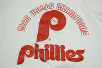 Philadelphia Phillies 1980 World Series Champions Vintage 80's Jersey T-Shirt